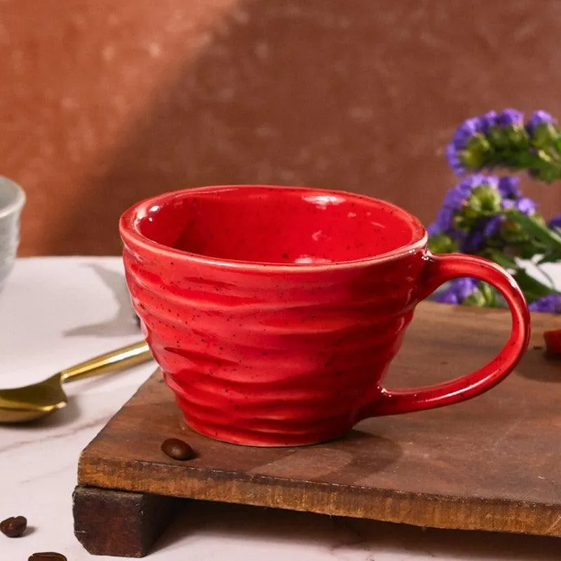 Mayla Ceramic Coffee Mug (220 mL Each) - Set of Two media 4