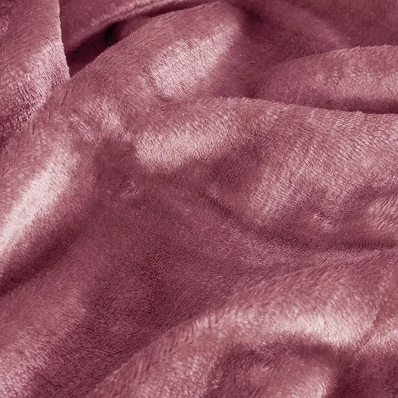 Close-up of the pink velvet fabric texture