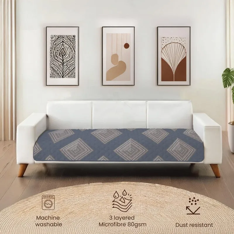 Urban Space Geo Chic Sofa Cover - Grey media 7