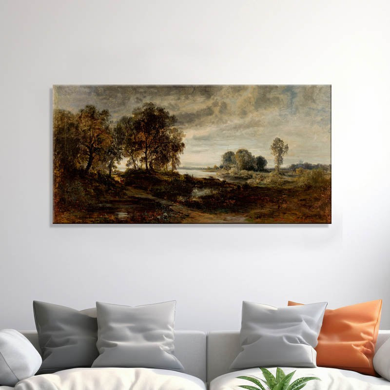 Farm Village Wall Painting