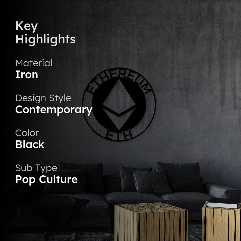 Ethereum Black Iron Wall Accent media 2