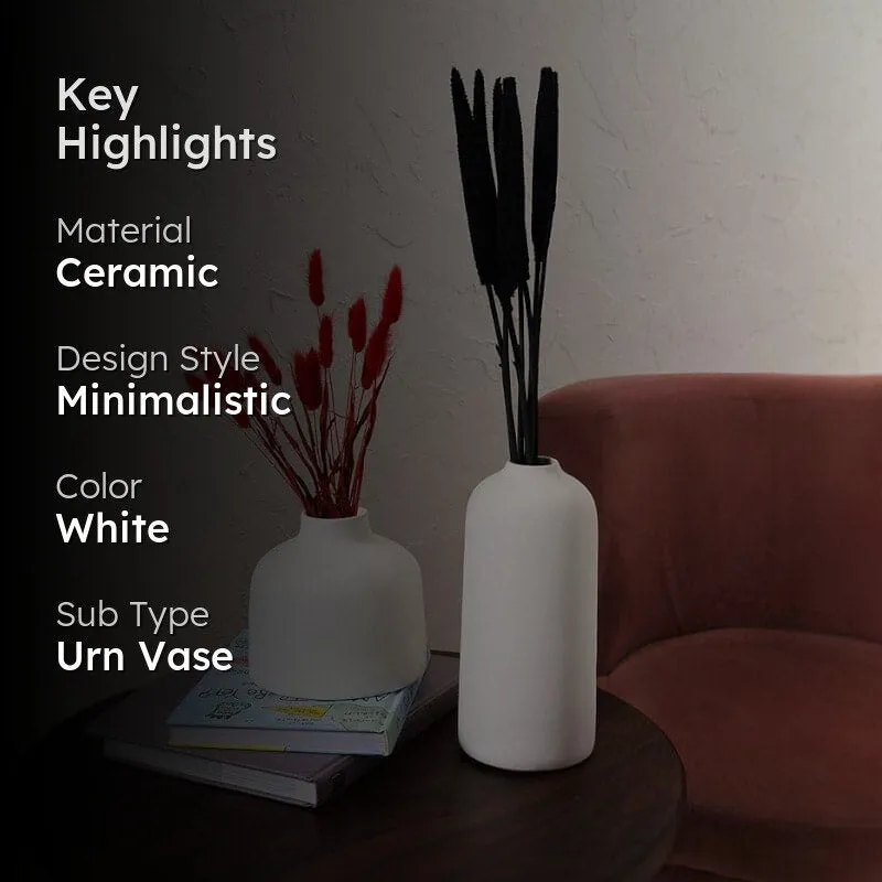 Abbot Vase (White) - Set Of Two media 2