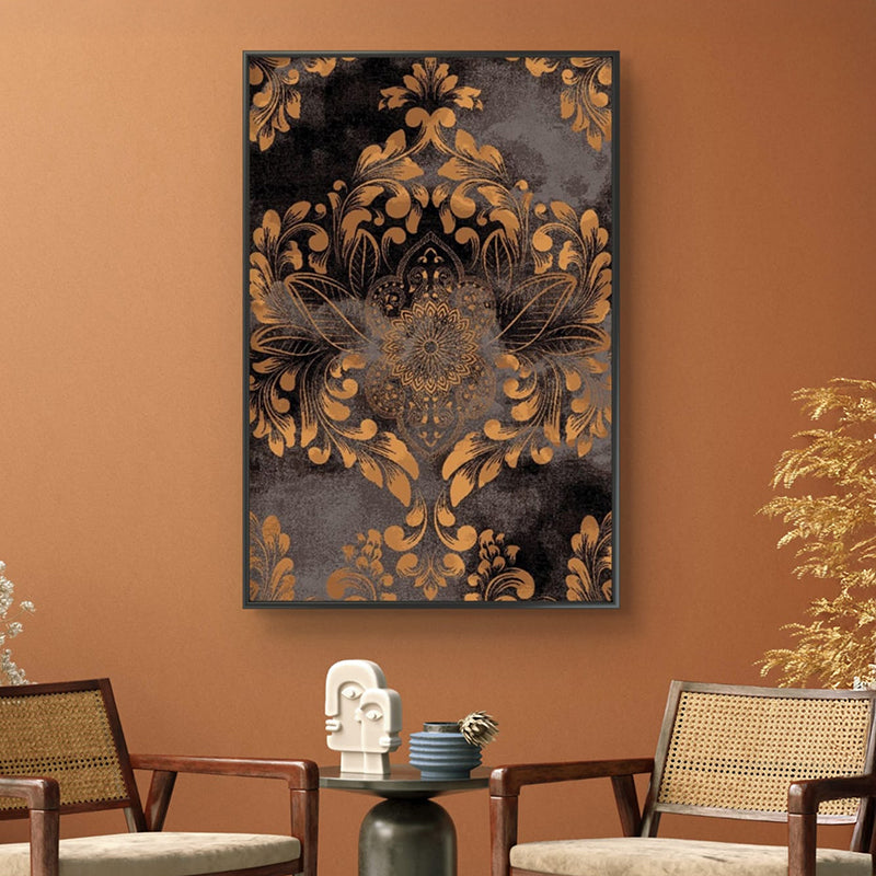 Golden Regalia Wall Painting