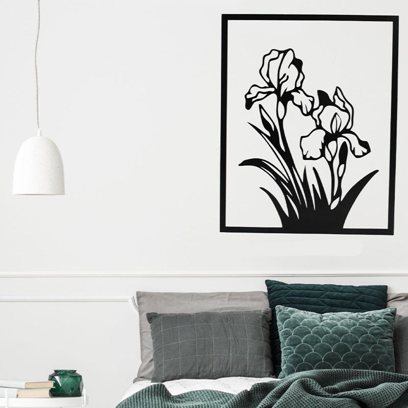 Florence Black Iron Wall Accent