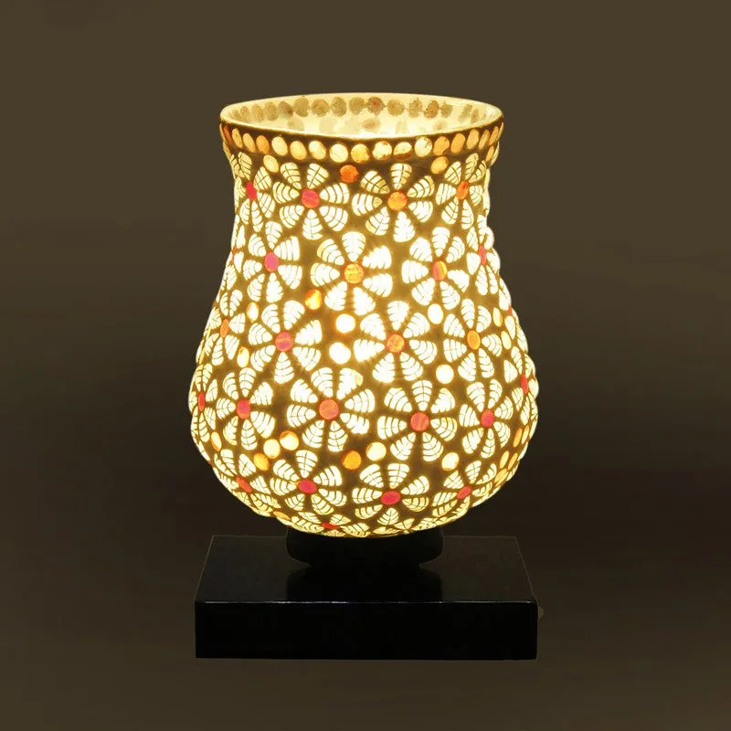 Radient Mosaic Glass Table Lamp - Multicolor media 7