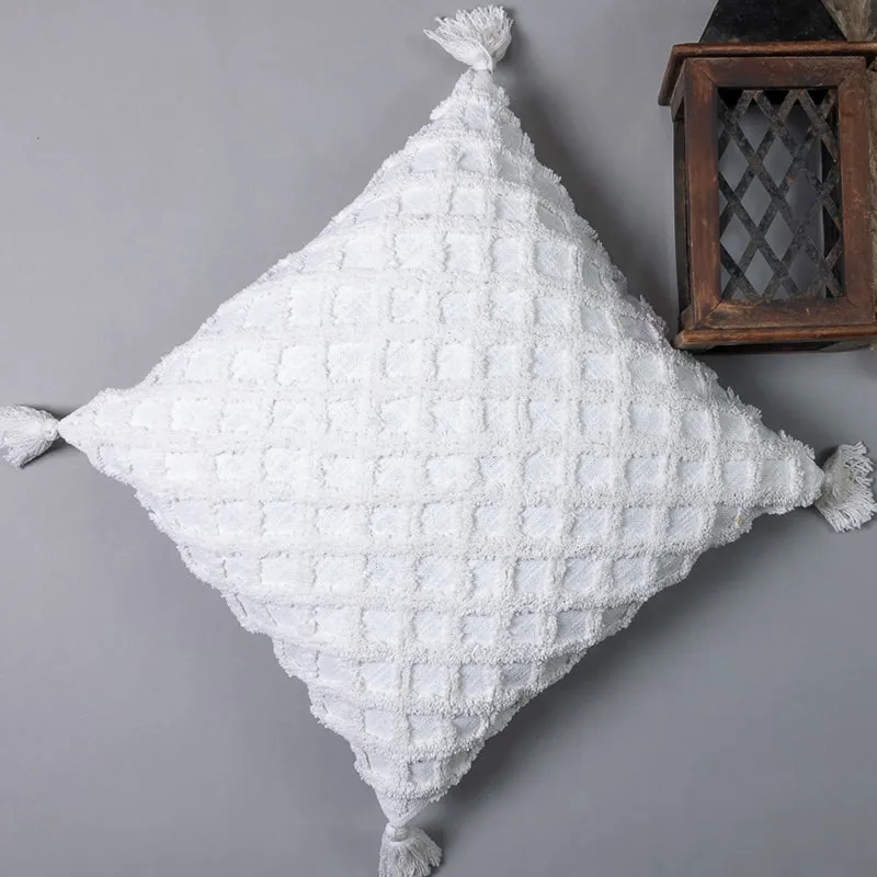 Waffle Tufted Cushion Cover media 5