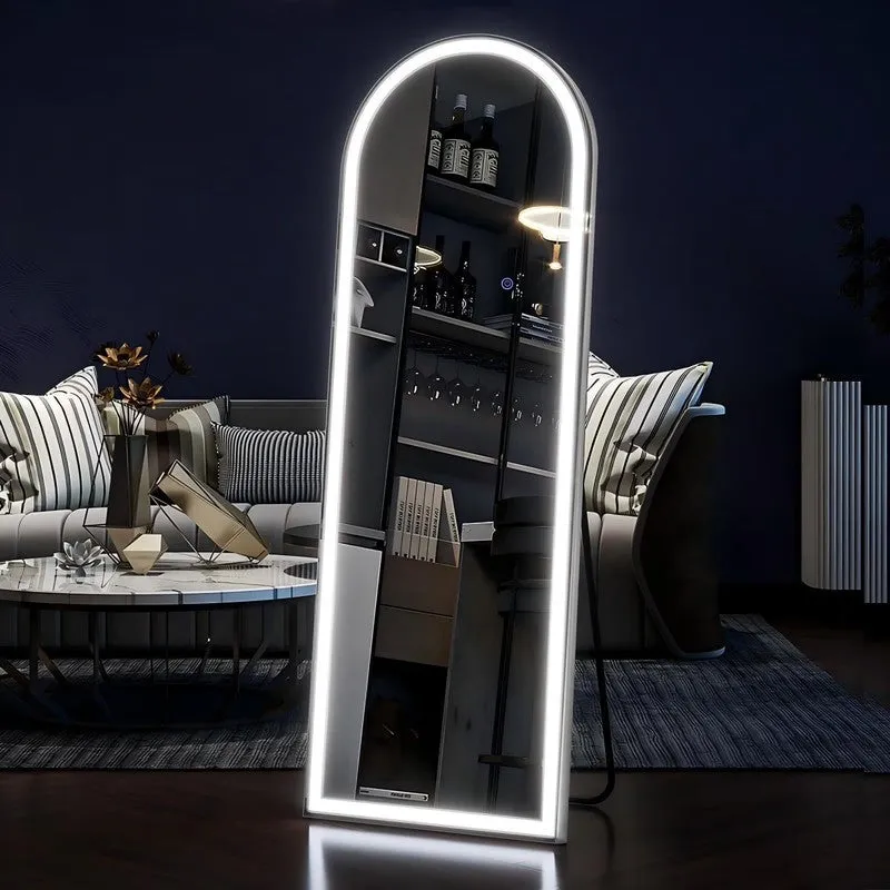 Lumina Arch Floor Mirror - Black media 5