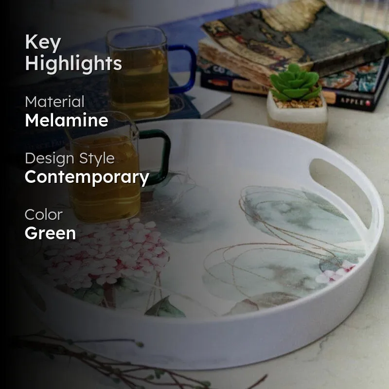 Suzume Floral Serving Tray media 2