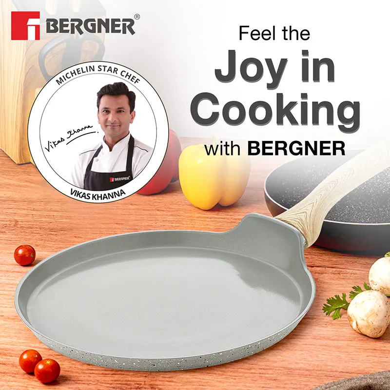 Bergner Ever Glide Induction Safe Non-Stick Dosa Tawa - 28 cm media 4