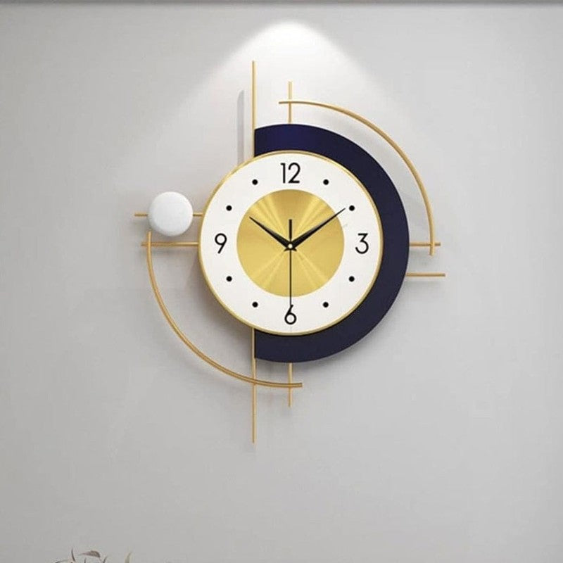 Cogged Silent Wall Clock - Multicolor media 7
