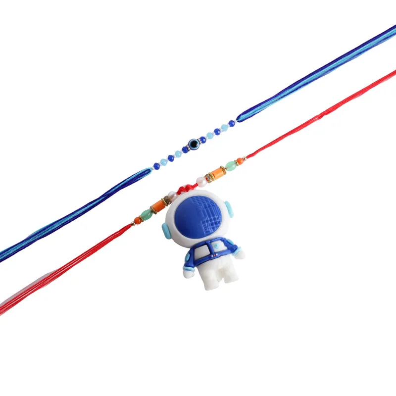 Astro II Rakhi with Roli Chawal - Three Piece Set media 7