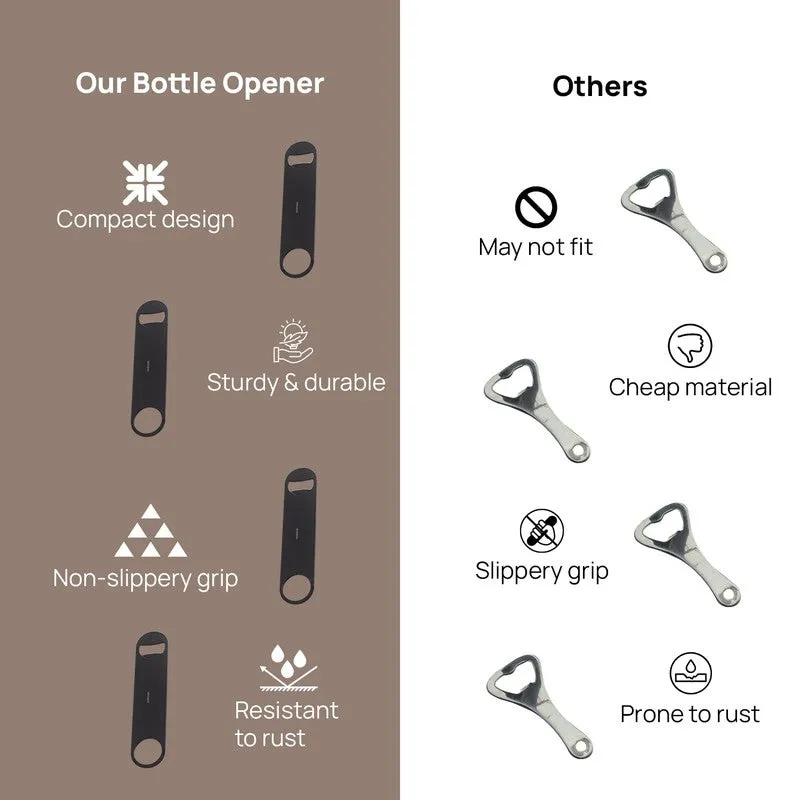 The Flip Cap Stainless Steel Bottle Opener - Black media 7