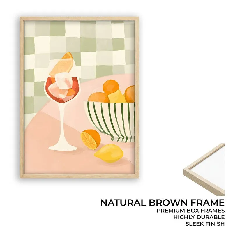 GeometricSip Archival Canvas Wall Art - Brown media 9