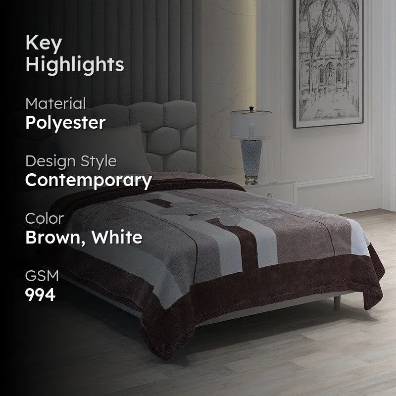 Monte Carlo Serene Stripes Blanket - 994 GSM media 2