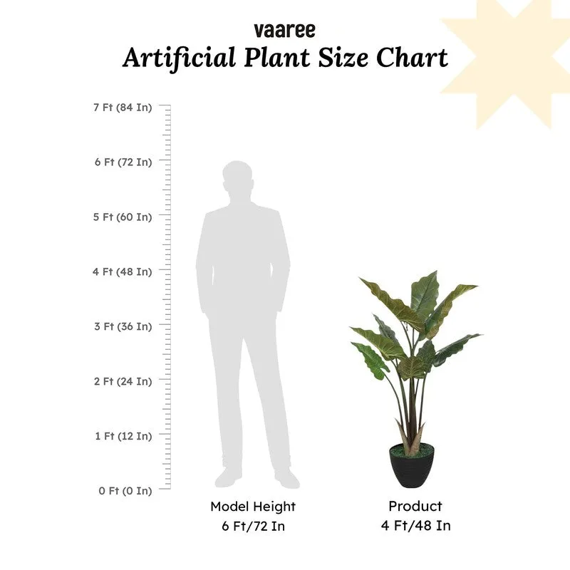 Artificial Monstera Plant Without Pot - 3.9 Feet media 7