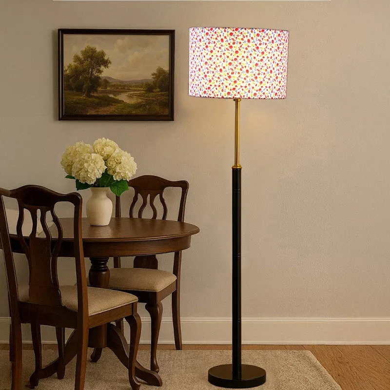 Retro Shine Wooden Floor Lamp - Multicolor media 3