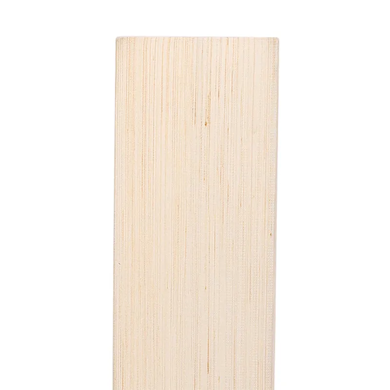 Ruya Wooden Tower Floor Lamp With Khadi Shade- Off-White media 3