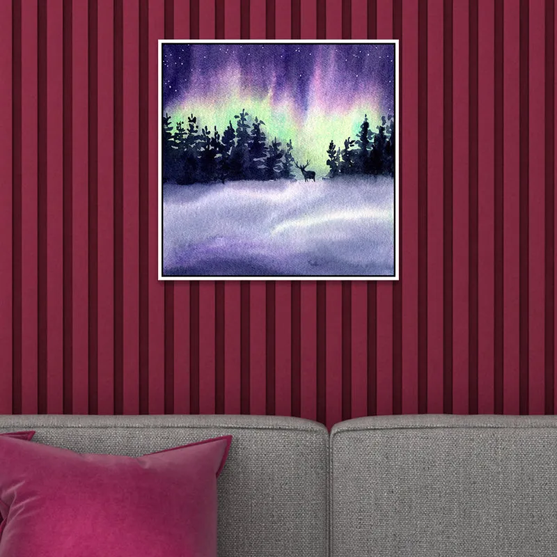 Aurora Charm Canvas Wall Art With Frame media 5