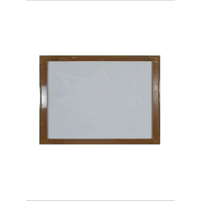 Rear view of the framed wall art showing the back panel and frame