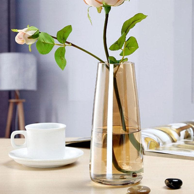 Madge Glass Vase - Brown media 3