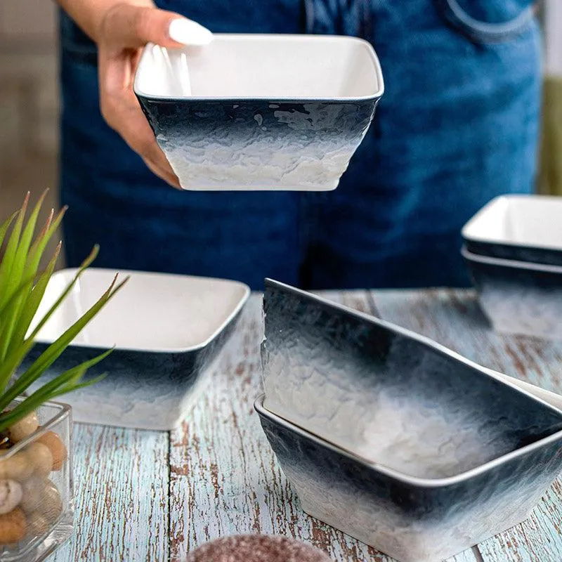 Clover Blue Snack Bowl (350 ML) - Set Of Six media 1