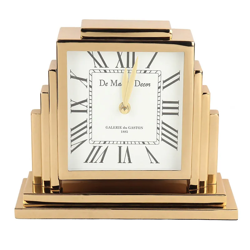 Glim Analog Table Clock - Gold media 3