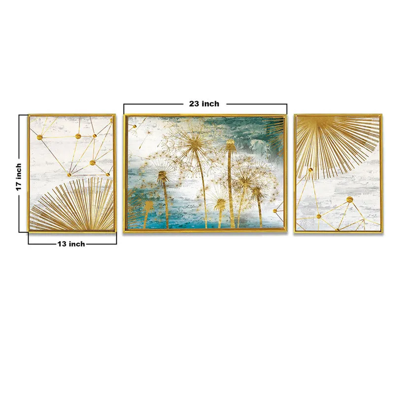 Fiona Golden Wall Art - Set Of Three media 6