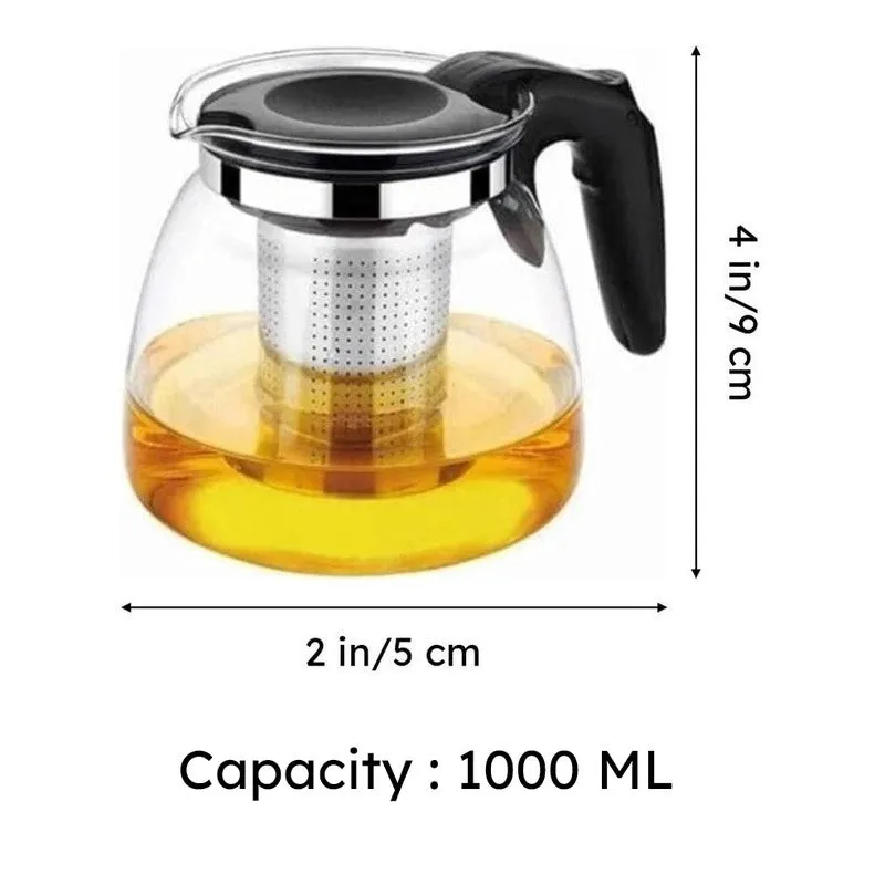 Ignis Glass Tea Pot with Infuser - 1 L media 9