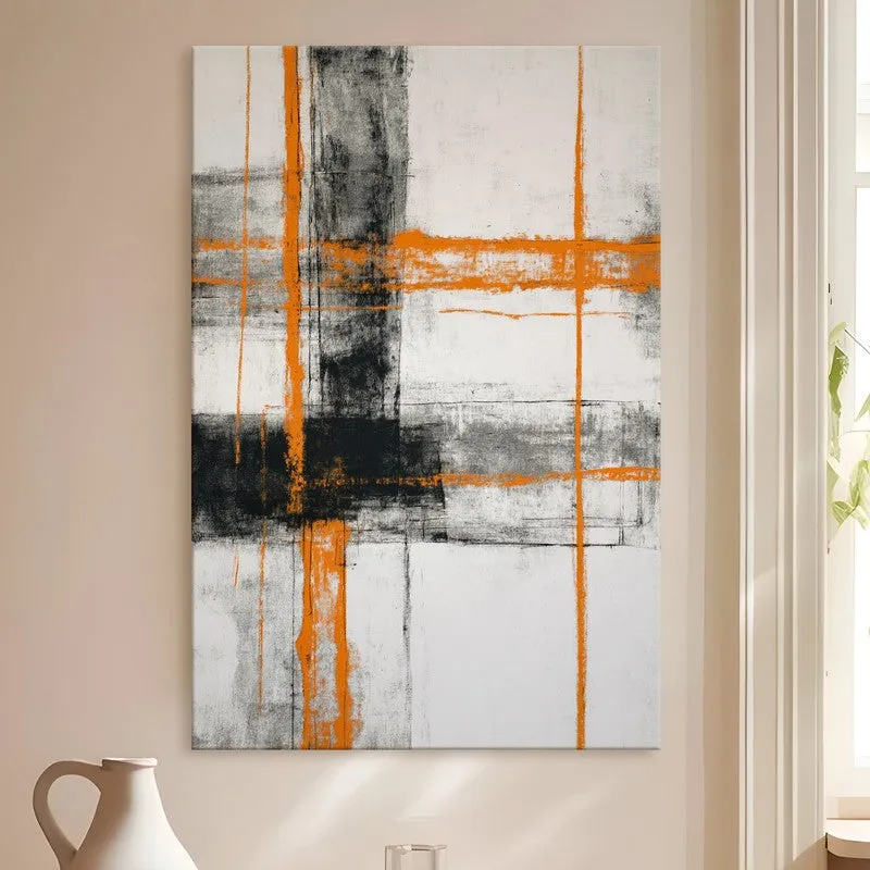Crossline Abstract Canvas Canvas Wall Art media 4