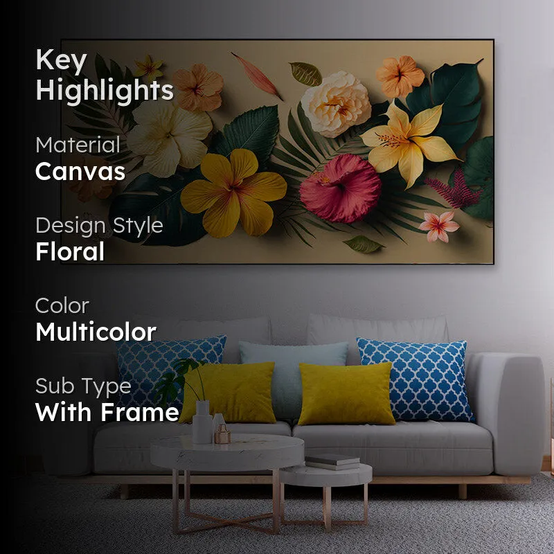 Shiya Tropical Floral Wall Painting media 2