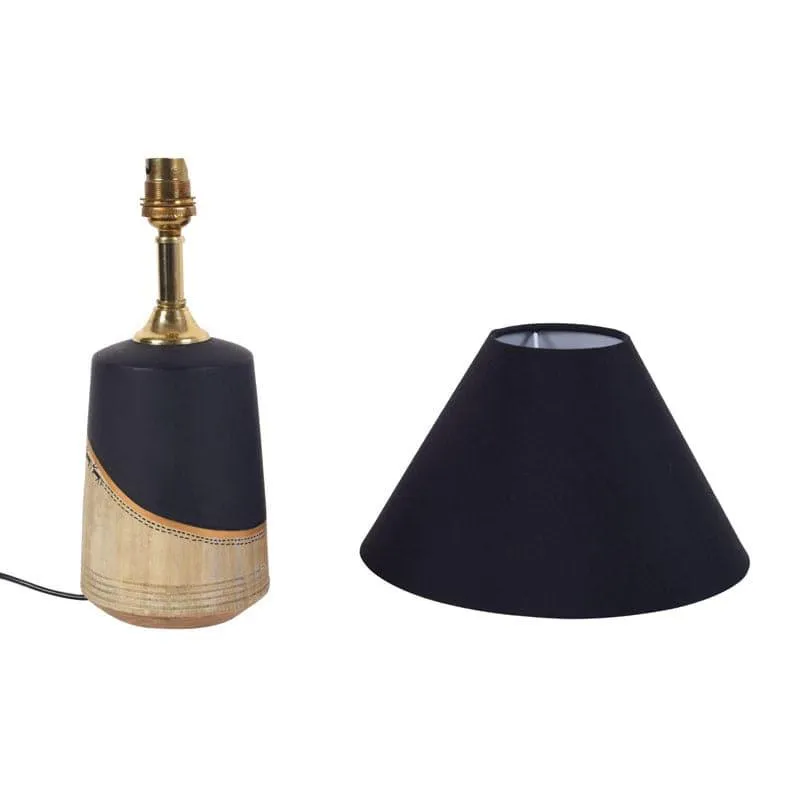 Rahsa Terracotta Table Lamp - Black,Beige media 4