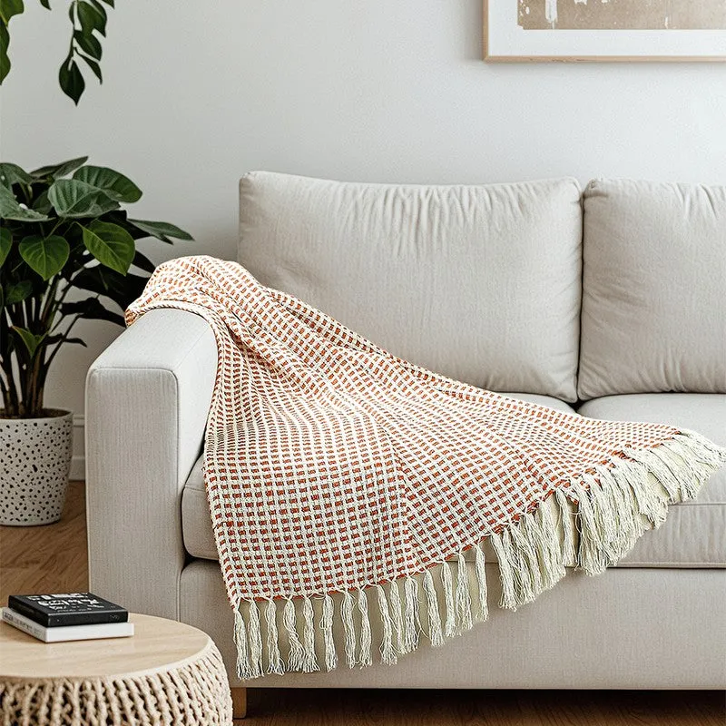 Bohemian-Inspired Throw -Orange media 3