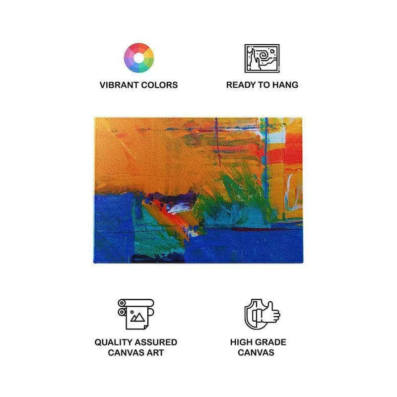 The Color Abstract Canvas Wall Painting - Gallery Wrap media 4