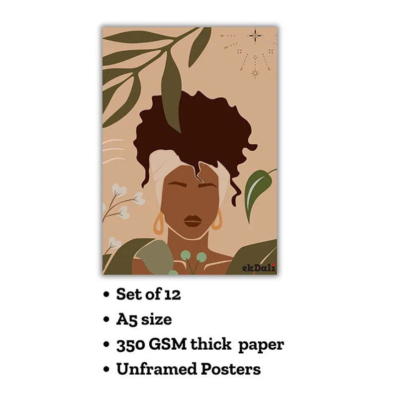 Feminine Grace Wall Poster - Set Of Twelve media 4