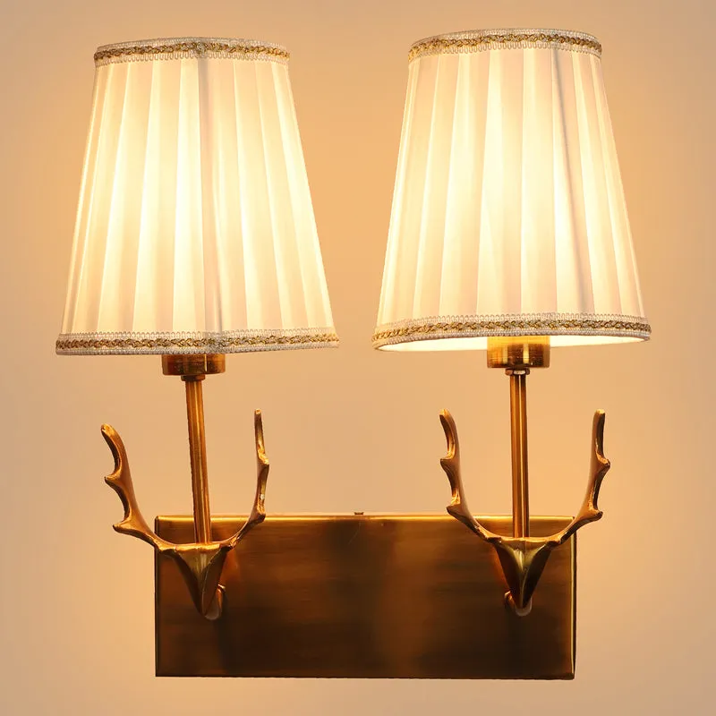 Linera Duo Cotton & Iron Wall Lamp media 5