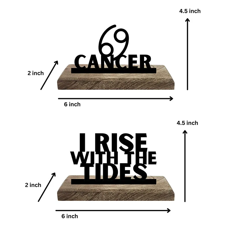 Surfing Cancer Showpiece - Set Of Two media 5