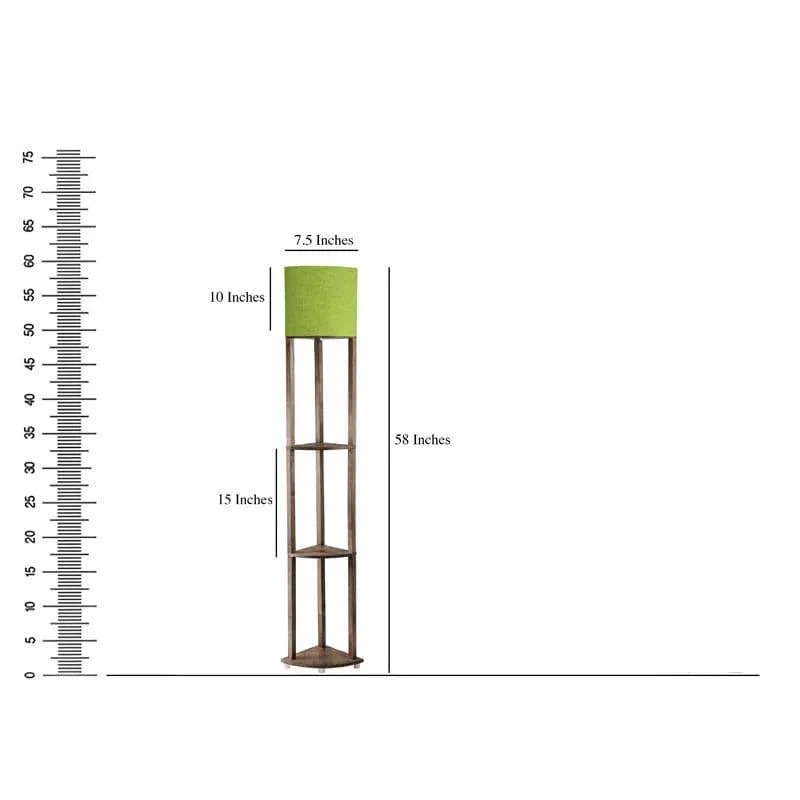 Miwa Yuno Floor Lamp With Shelf media 6