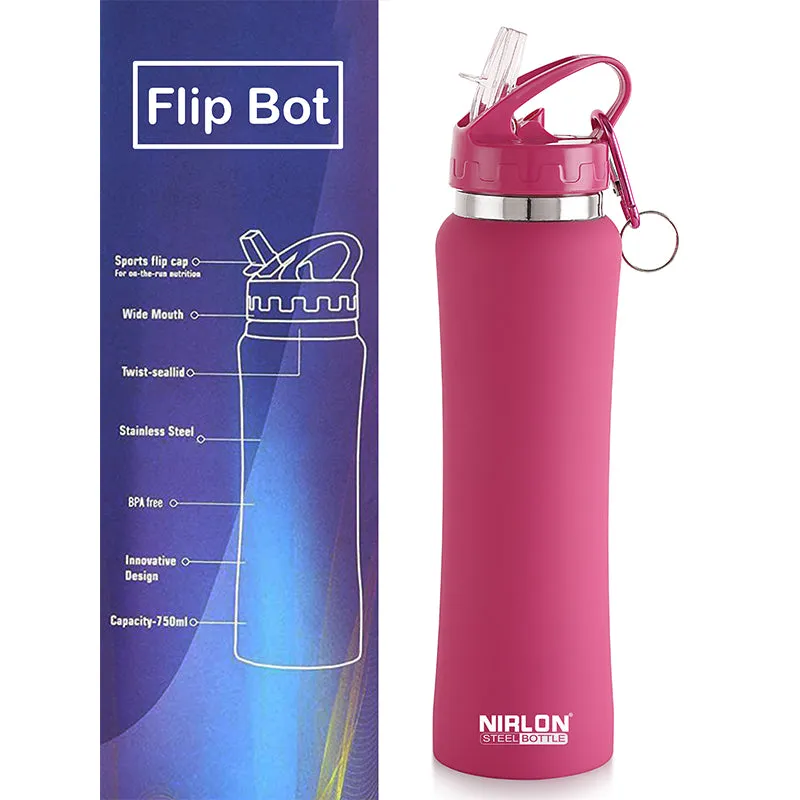 Valento Sipper Water Bottle (Pink) - 750 mL media 5