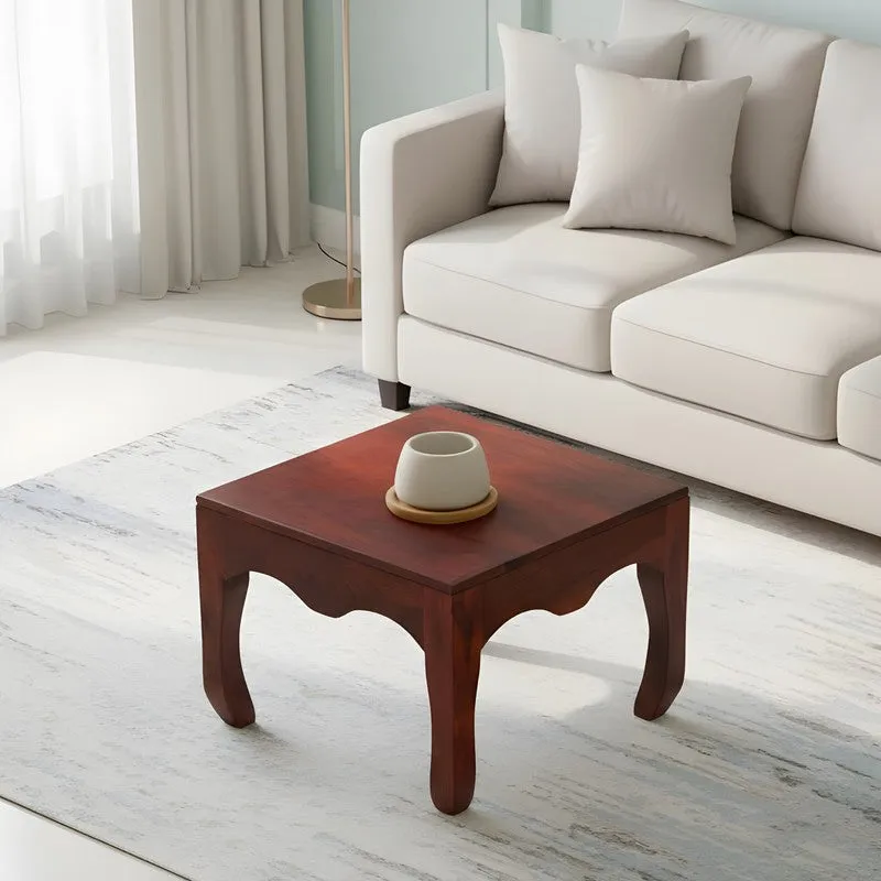 Rervon Sheesham Wooden Center Table - Deep Brown media 1
