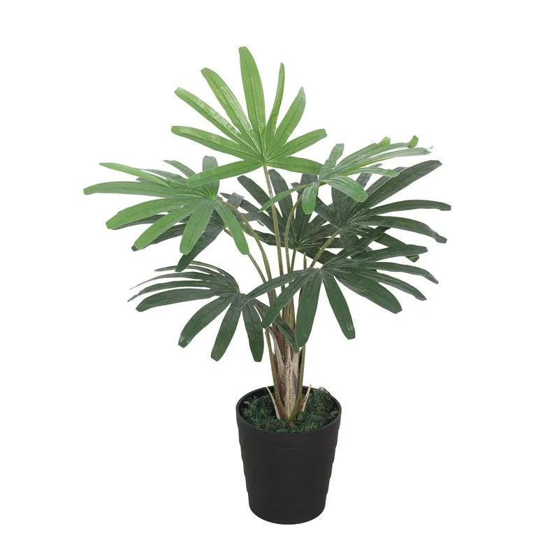 Pureleaf Rhapis Palm Artificial Plant Without Pot - 2.6 Feet media 3