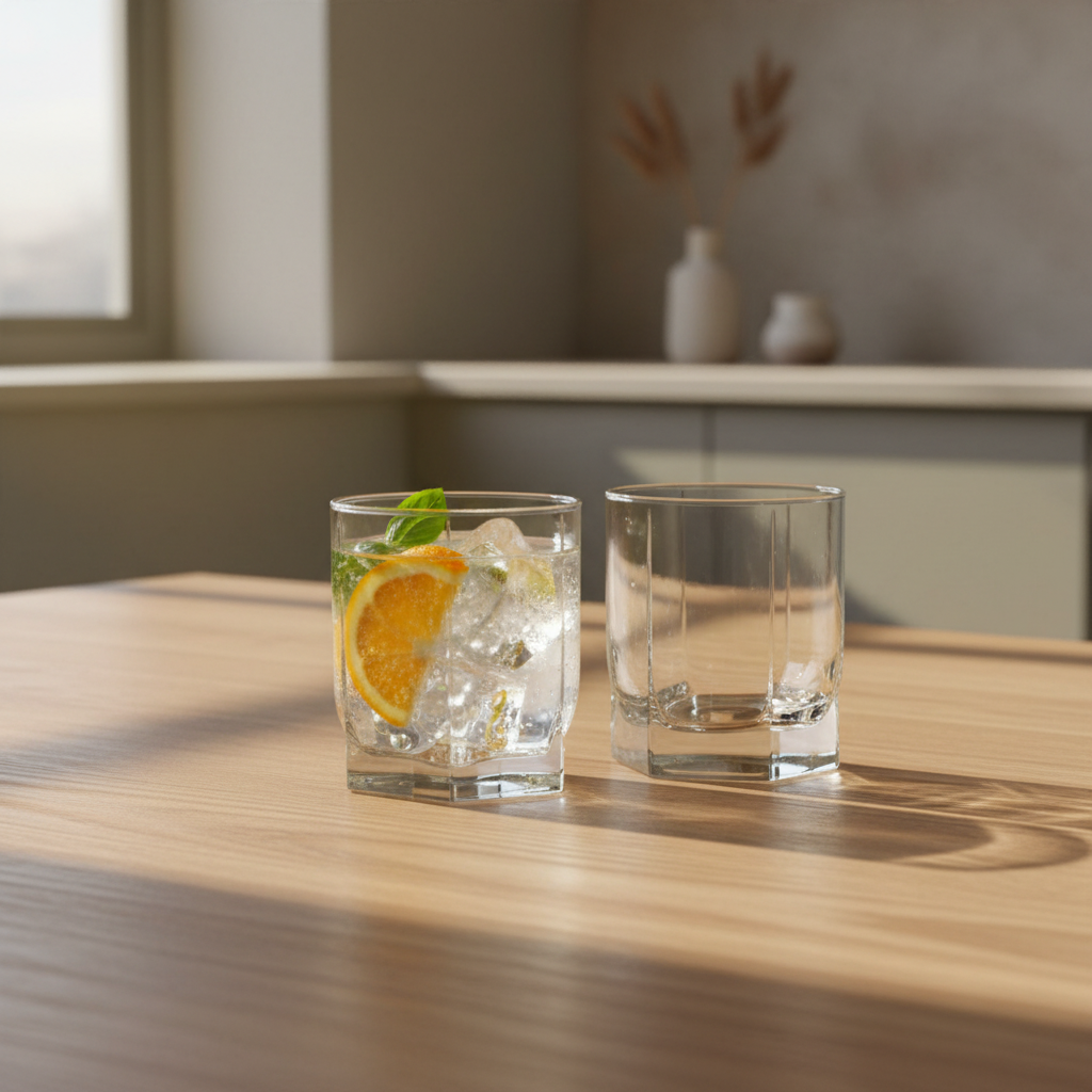 Pasabahce Swirl Twirl Whiskey Glass (315 mL) - Set Of Six
