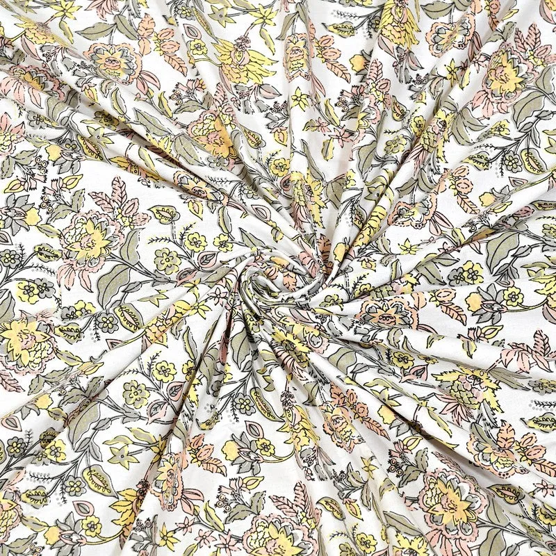 Lunelle Floral Cotton Bedsheet (Multicolor) - 240 TC media 8