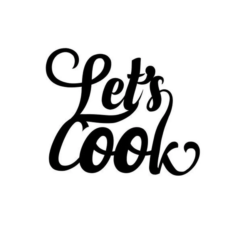 Let'S Cook Black Iron Wall Accent media 3