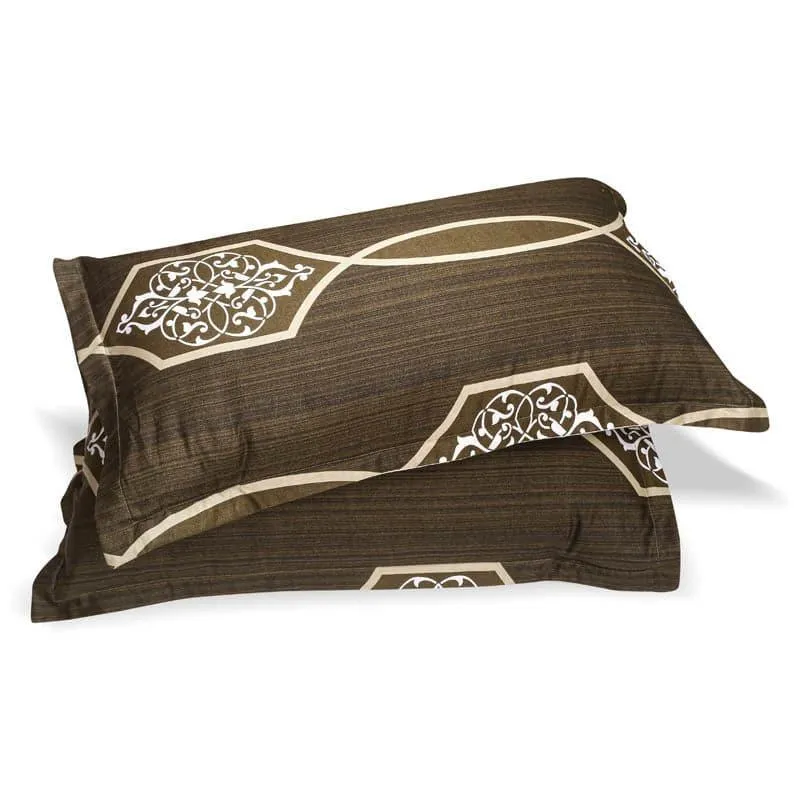 Swayam Jhankar Jill Cotton Bedsheet (Brown) - 200 TC media 3