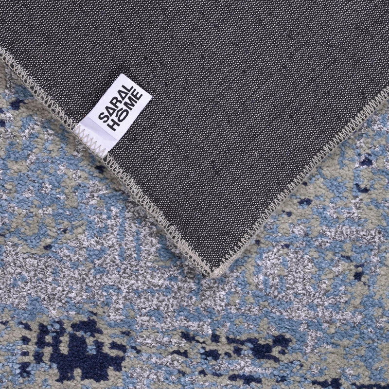Anira Soft Pile Anti-Skid Carpet - Blue media 4