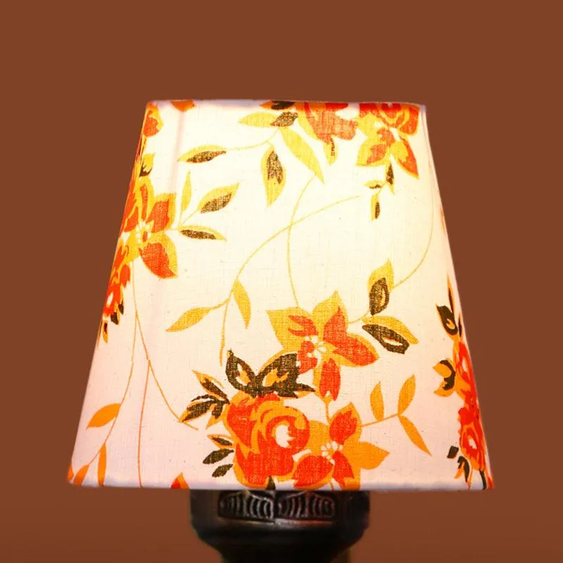 Magda Masique Ibis Flora Conical Fabric & Metal Wall Lamp - Multicolor media 4