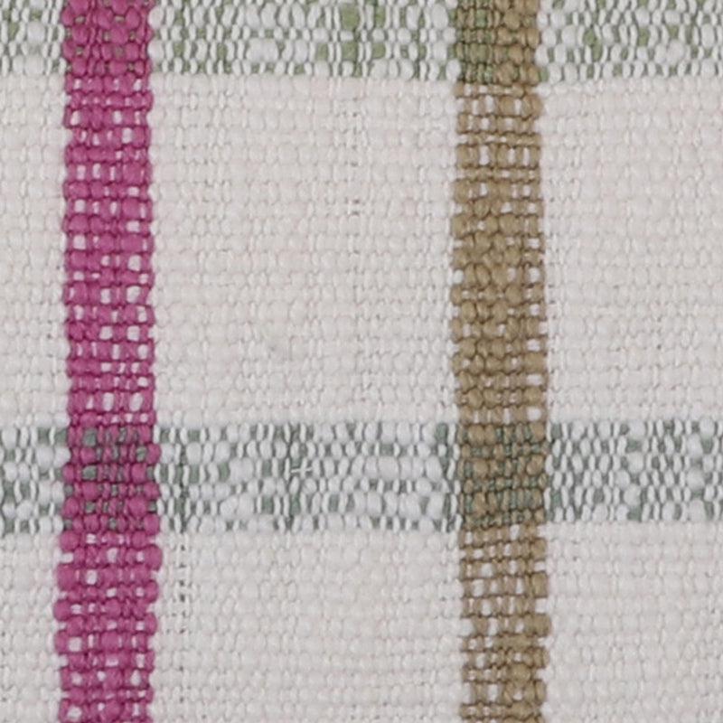 Subtle Squares Checked Cotton Cushion Cover - Set Of Two media 4
