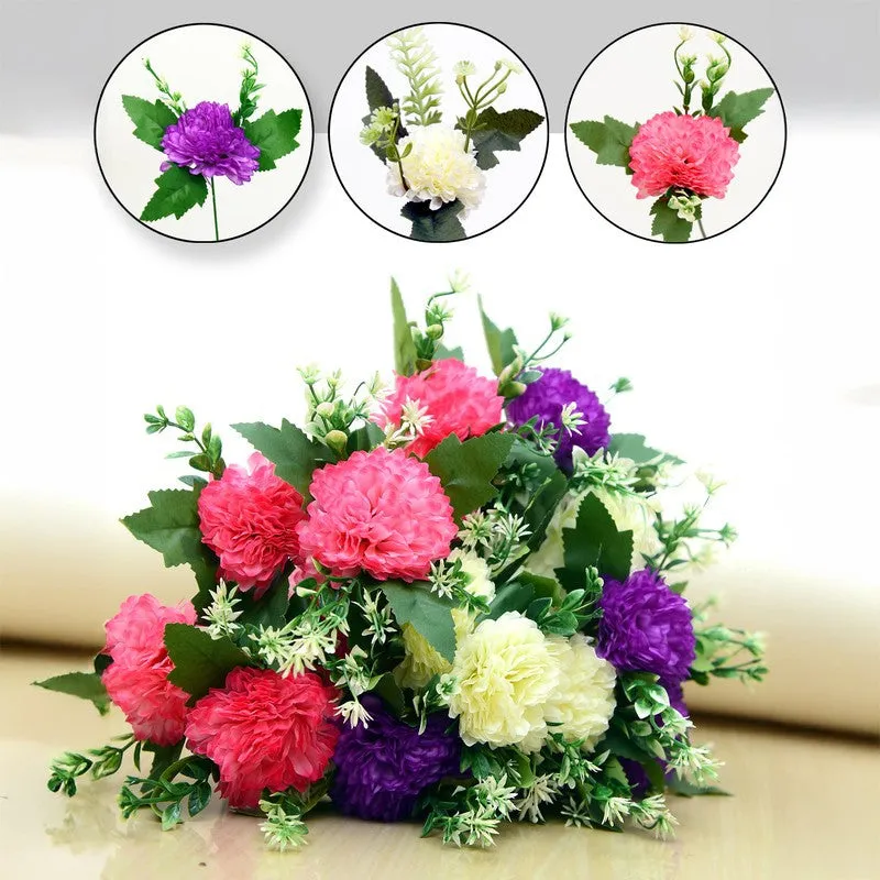 Velvet Petals Real Touch Artificial Flowers - Set Of Three media 5