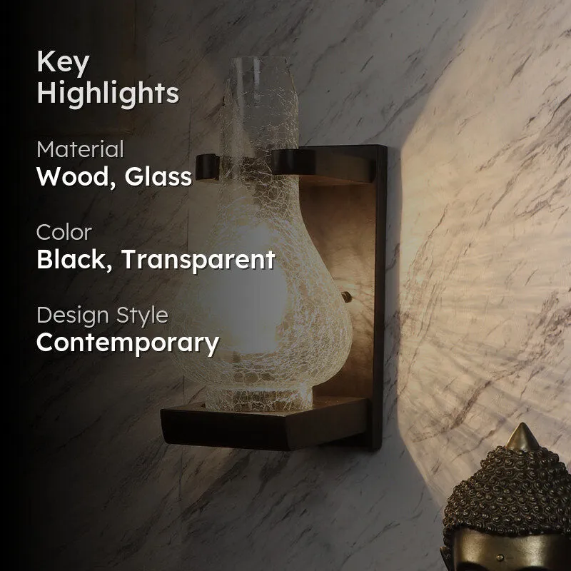 Arno Wooden Wall Lamp media 2