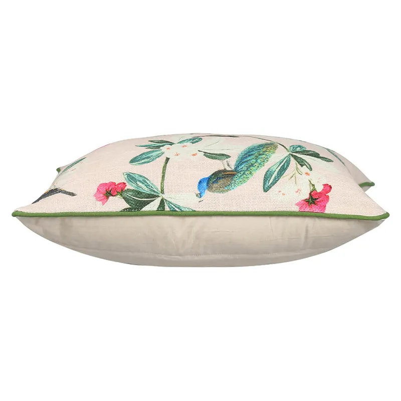 India Circus Regal Myrtle Printed Cotton Cushion Cover - Set Of Two media 5